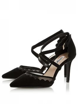 Dune London Dune London Conney Cross Strap High Heeled Open Court