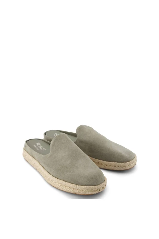 Image of TOMS Mens Santiago Mule in Grey Size: 9 Grey Male 9