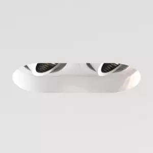 Image of Astro Trimless Round Twin Adjustable Downlight - White