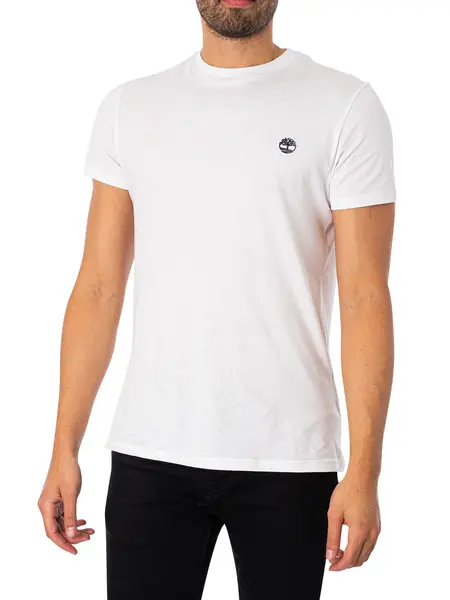 Image of Timberland Dun River Slim Crew T-Shirt White L
