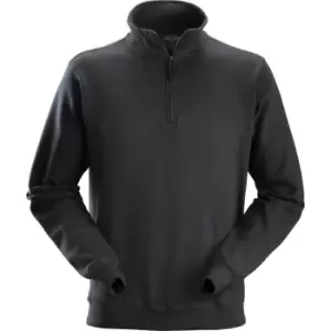 Image of Snickers 2818 1/2-Zip Mens Sweatshirt Black XL