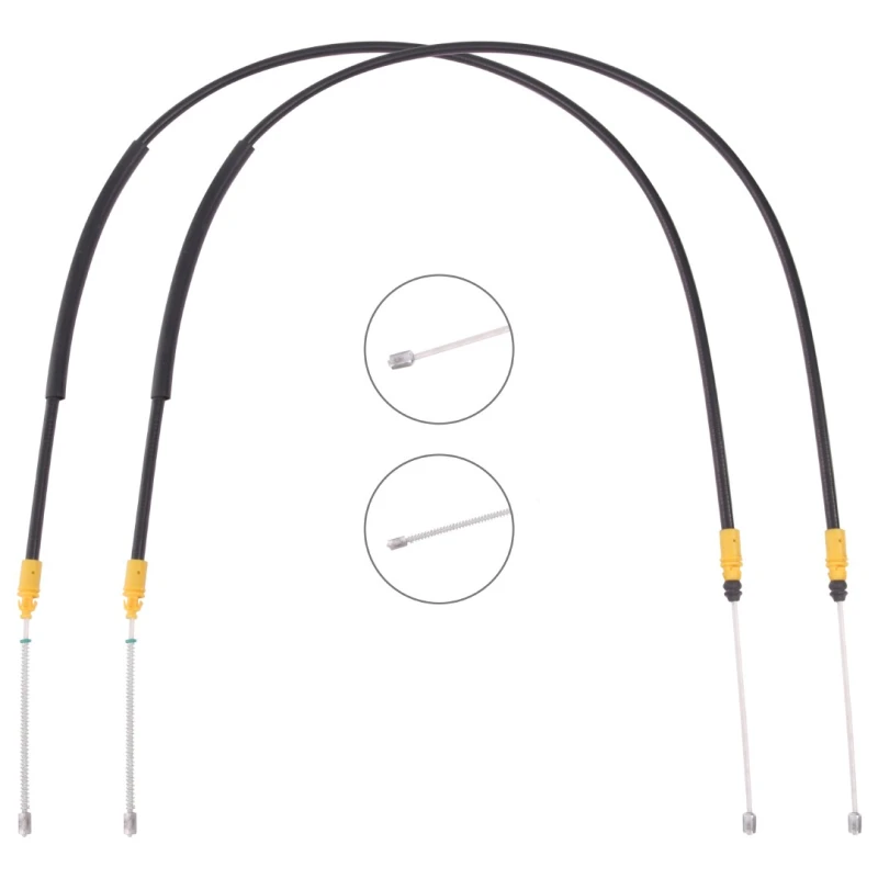 Image of RIDEX 124C1183 Brake Cable Rear, 1443/1121+1443/1120mm Cable,parking brake (124)