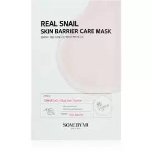 image of Some By Mi Daily Solution Snail Skin Barrier Care Mask strengthening sheet mask for skin regeneration and renewal 20 g