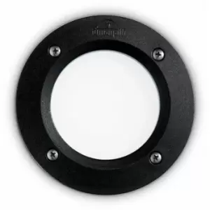 Image of Black recessed spot leti 1 bulb in resin
