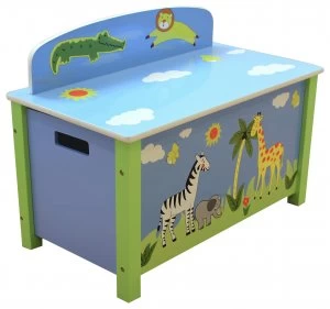 image of Liberty House Safari Large Toy Box.