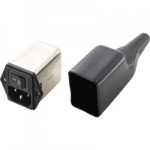 Image of Mains filter IEC socket PVC enclosure 250 V AC 10 A