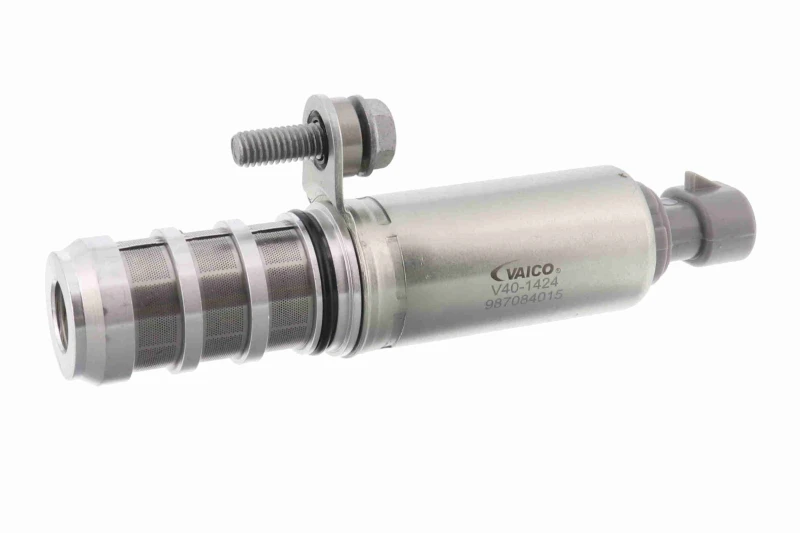 Image of VAICO V40-1424 Control Valve, camshaft adjustment Intake Side, Q+, original equipment manufacturer quality, with seal ring Control Valve,camshaft adj