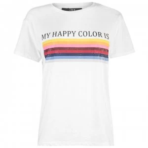 Image of SET Womens Stripe Top - 1006 CLOUD