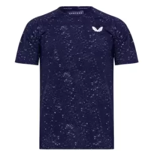 Image of CASTORE Castore Sportswear Galaxy T Shirt - Blue