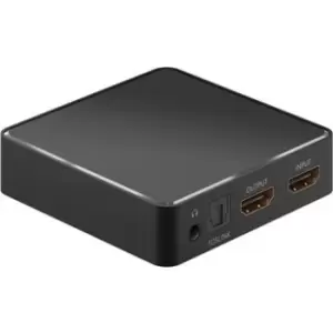 Image of Goobay HDMI 1.4 Audio Extractor - Black