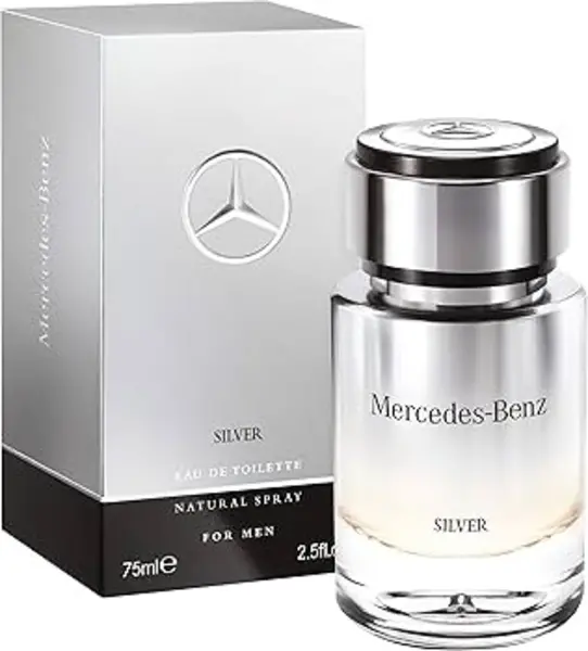 image of Mercedes Benz Silver Eau de Toilette For Him 75ml