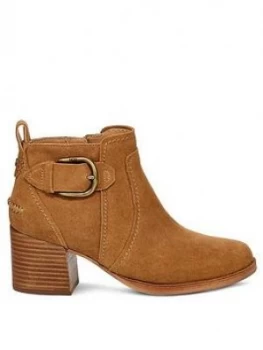 image of UGG Leahy Ankle Boots - Chestnut, Size 7, Women