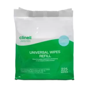 image of Clinell Universal Cleaning & Surface Disinfection Wipes Refill