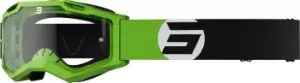 Image of Shot Assault 2.0 Astro Motocross Goggles, black-green, black-green, Size One Size