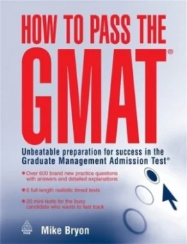 Image of How to pass the GMAT by Mike Bryon