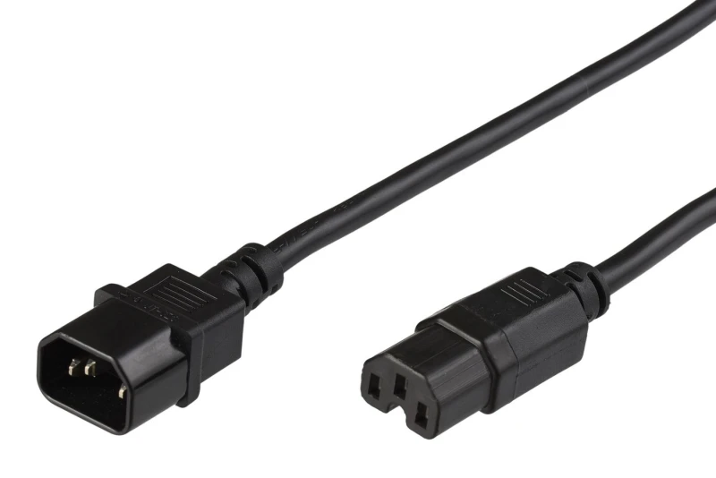 Image of Microconnect PE011415 power cable Black 1.5 m C14 coupler C15 coupler