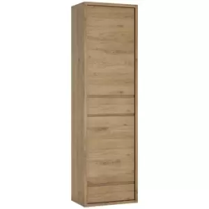 image of Shetland 2 Door 2 Drawer narrow cabinet - Shetland Oak Finish