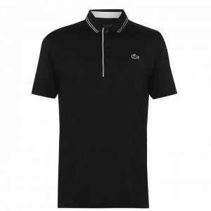 Lacoste Side Logo Polo Shirt - Blk/Blk/White