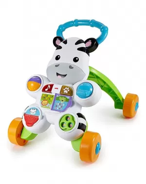 image of Fisher Price Learn with Me Zebra Walker