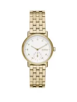 image of Skagen Kuppel Lille Gold Link Bracelet Watch