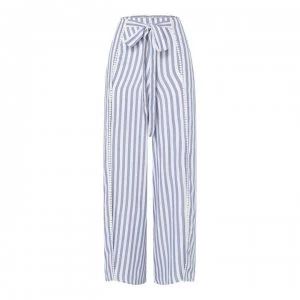 Image of Echo Stripe Beach Trousers - 547 IRIS