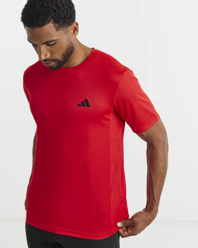 Image of Adidas adidas Workout Training T-Shirt RED - adidas - Size: S34/37 RED Male S34/37 AG30501