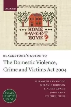 Image of Blackstone's Guide to the Domestic Violence, by Elizabeth Lawson QC