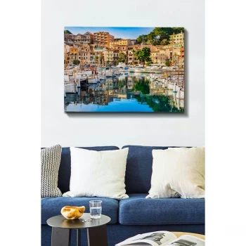 Image of Kanvas Tablo (70 x 100) - 166 Multicolor Decorative Canvas Painting