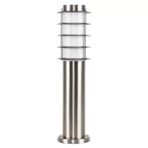 Image of 4 x Wharf IP44 Brushed Chrome 450mm Bollards