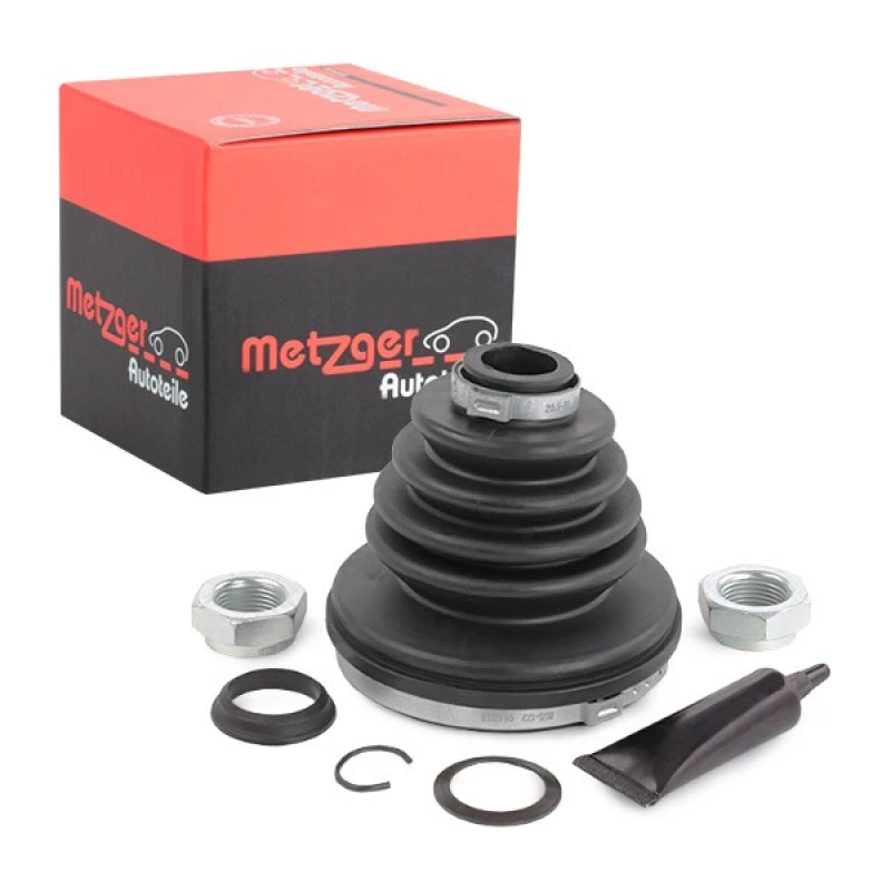 Image of METZGER 751.009 CV Boot COMPETENCE KIT Wheel Side, Polychloroprene (Neoprene), with nut Polychloroprene (Neoprene) Bellow,drive shaft (194)