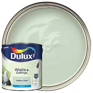 Image of Dulux Walls & Ceilings Willow Tree Matt Emulsion Paint 2.5L