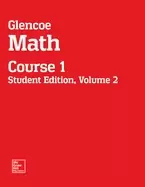 Image of glencoe math course 1 student edition volume 2