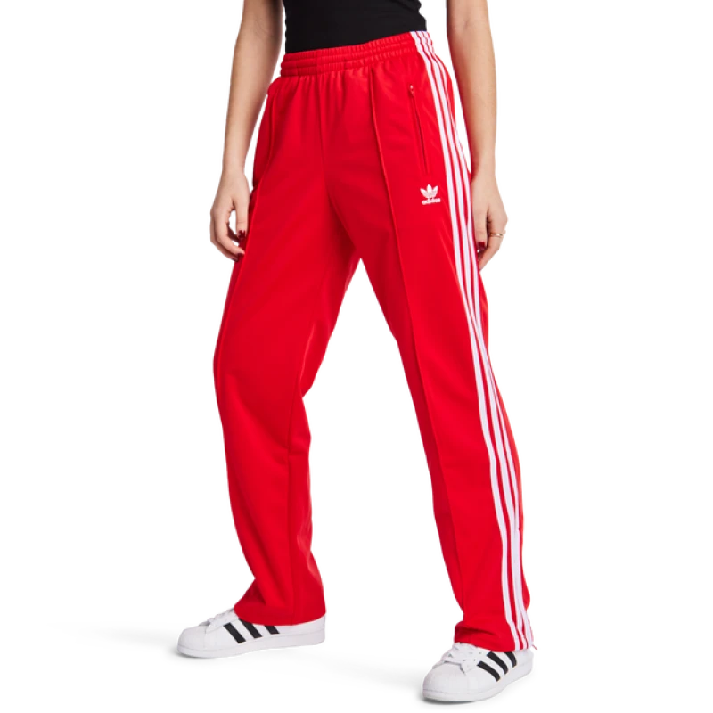 Image of Adidas Firebird|Firebird|Firebird|Firebird Women Pants - Red - Size XS