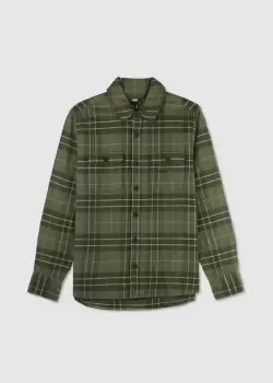 Paige Mens Wilbur Overshirt In Dusty Pine