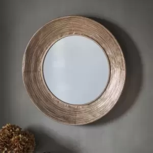 Image of Gallery Direct Knowle Mirror / Gold / Trio