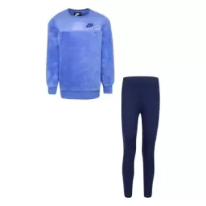 Image of Nike Sherpa Crew Set Infant Girls - Blue