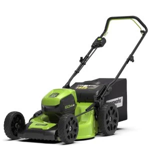Image of Greenworks GD60LM46HP 46cm 60V Cordless Push Lawnmower