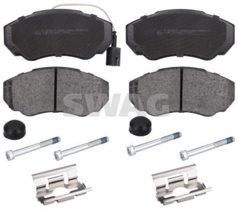 Image of Brake pad set SWAG 62 11 6049