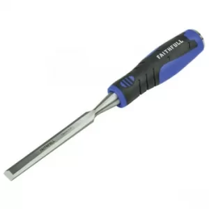 image of Faithfull FAIWCSG12 Soft Grip Bevel Edge Chisel 13mm (1/2in)