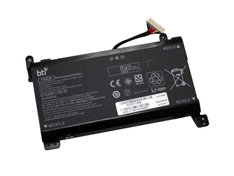 Image of BTI BTI 86Wh 8 cell HSTNN-LB7B compatible battery for HP - COMPAQ OMEN 17-AN198MS OMEN 17-AN190NR OMEN 17-AN188NR OMEN 17-AN179WM OMEN 17-AN151TX 9229