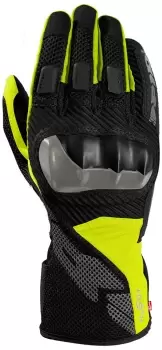 Image of Spidi Rainshield H2Out Gloves, black-grey-yellow, Size S, black-grey-yellow, Size S