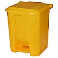 Image of GPC Yellow Pedal Bin, 30L