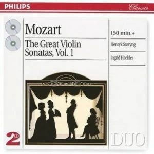 Image of Great Violin Sonatas - Vol 1 Henryk Szeryng Ingrid Haeb by Wolfgang Amadeus Mozart CD Album