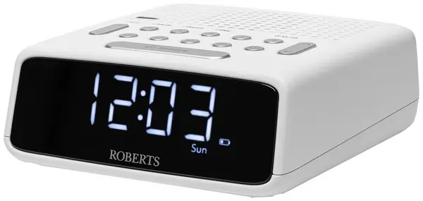 Image of Roberts Roberts Ortus FM Clock Radio - White