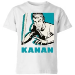 image of Star Wars Rebels Kanan Kids T-Shirt - White - 11-12 Years