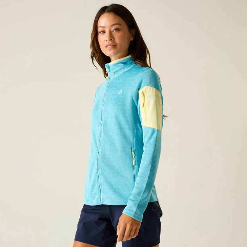 Image of Dare 2b Womens Torrek II Full Zip Active Fleece in Light Blue Size: 10 Light Blue Female 10