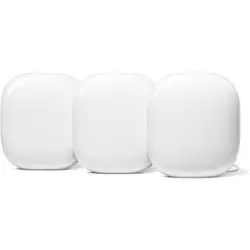 Image of Google Nest WiFi Pro 3 Pack (2022) with WiFi 6E