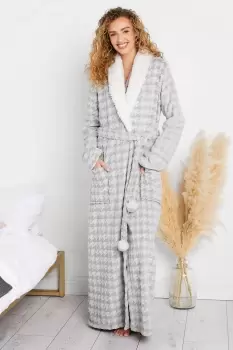 Image of Dogtooth Dressing Gown