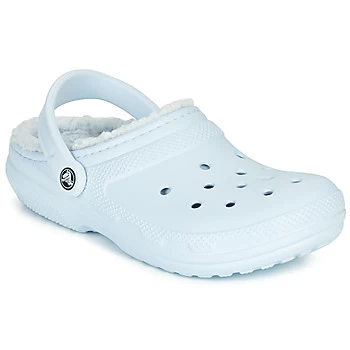 image of Crocs CLASSIC LINED CLOG womens Clogs (Shoes) in Blue,6,9,5,7,8