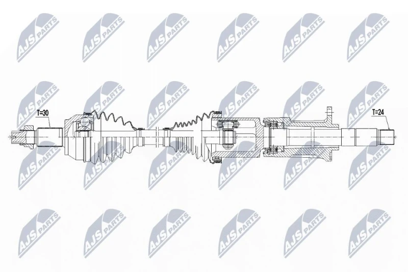 Image of NTY Drive shaft NTY NPW-MA-008